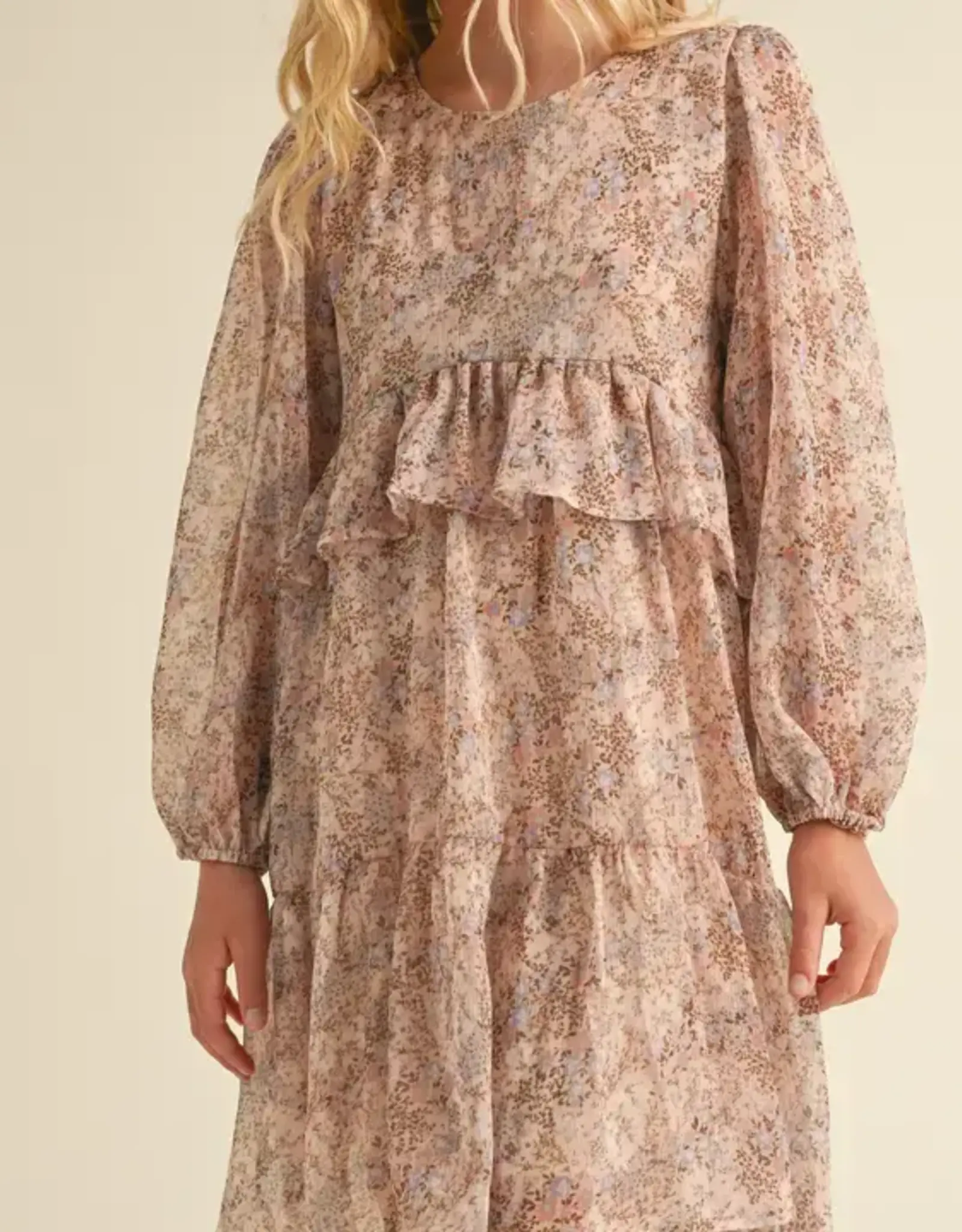 Marlee Dress in Cream Floral
