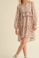 Marlee Dress in Cream Floral
