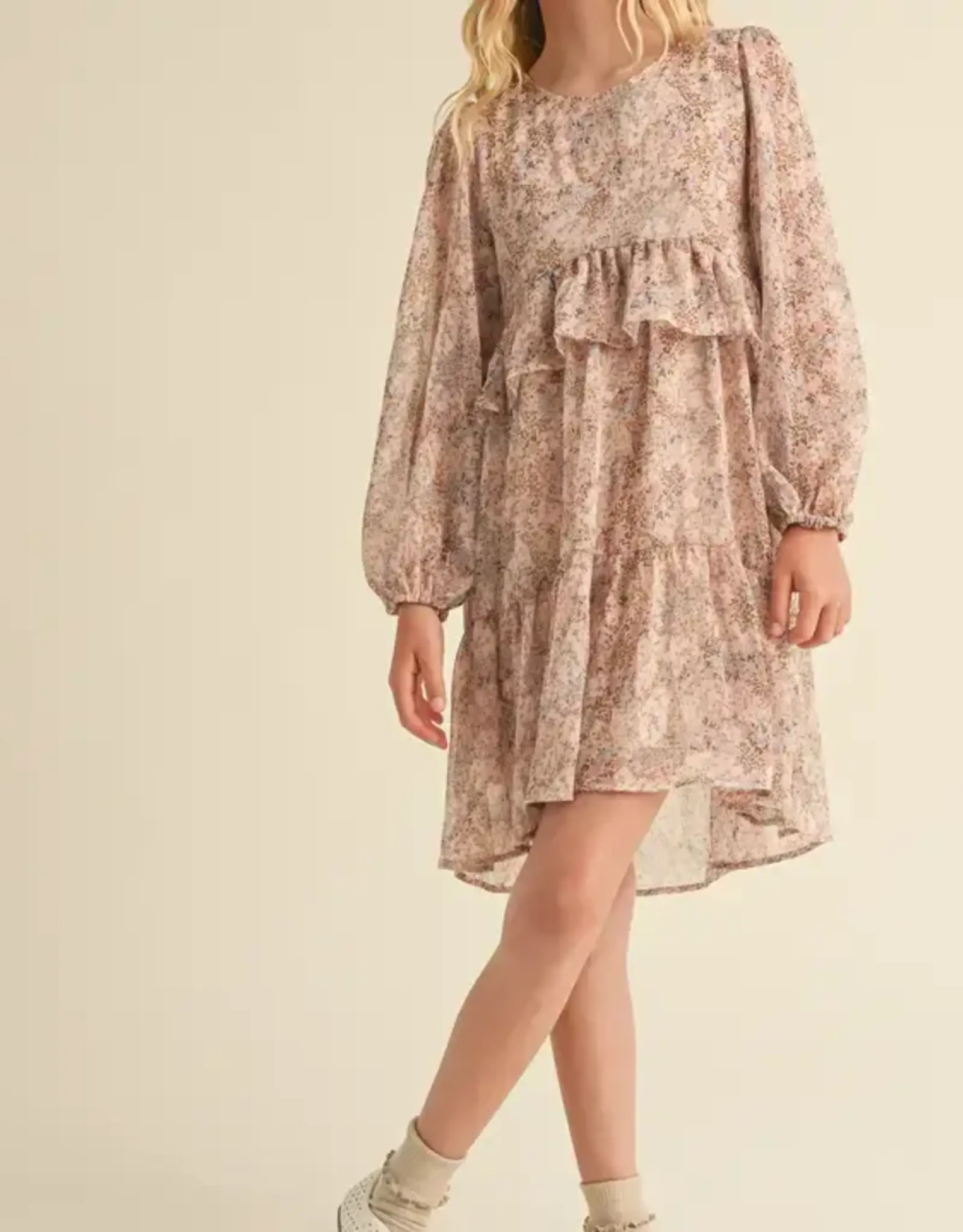 Marlee Dress in Cream Floral