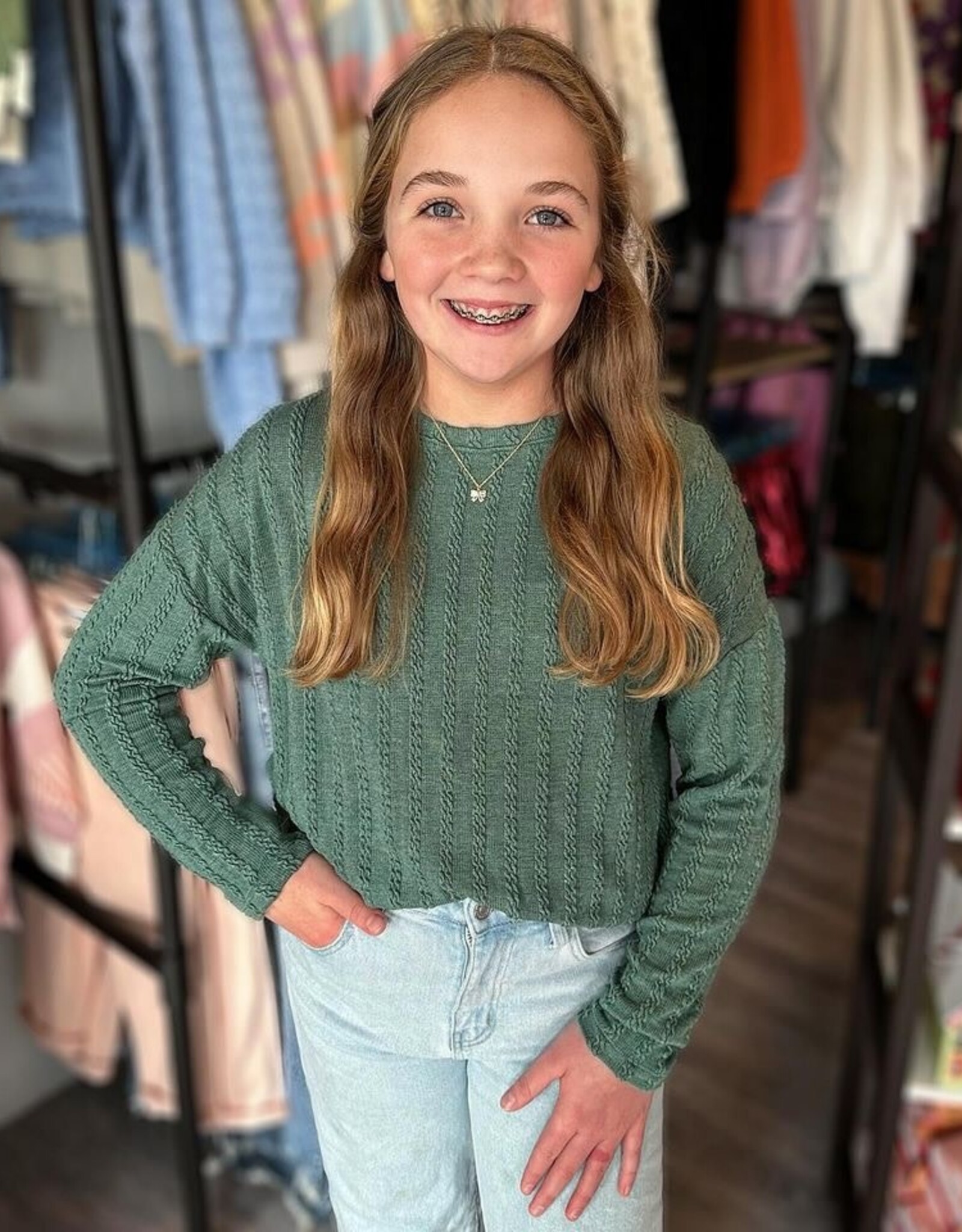 Hayden Emerson Top in Olive