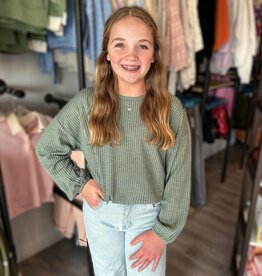 Hayden Emerson Corded Top in Olive