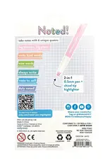 ooly Noted! 2-in-1 Micro Fine Tip Pens & Highlighters - Set of 6