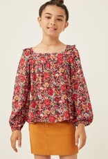 Hayden Camden Top in Black Floral