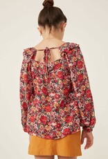 Hayden Camden Top in Black Floral