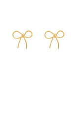 Textured Bow Earring
