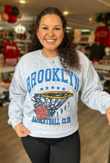 Brooklyn Basketball Sweatshirt in Grey
