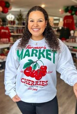 Farmer’s Market Sweatshirt in White