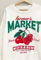 Farmer’s Market Sweatshirt in White