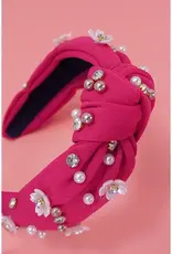 Daisy Flower Pearl Headband