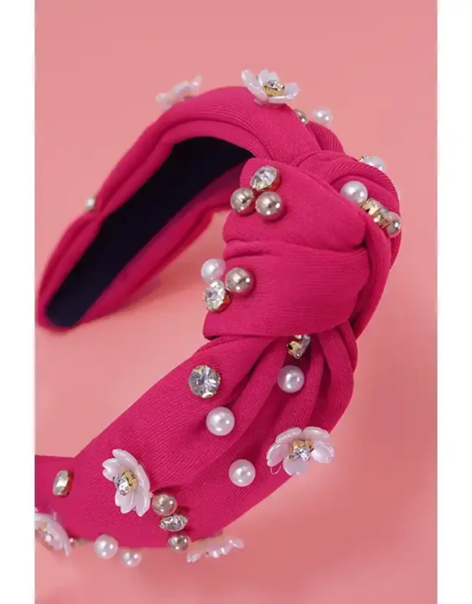 Daisy Flower Pearl Headband
