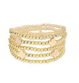 Clover Stretch Bracelet Set of 5