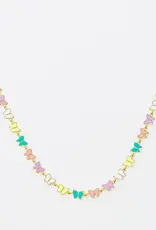 Linked Butterfly Necklace