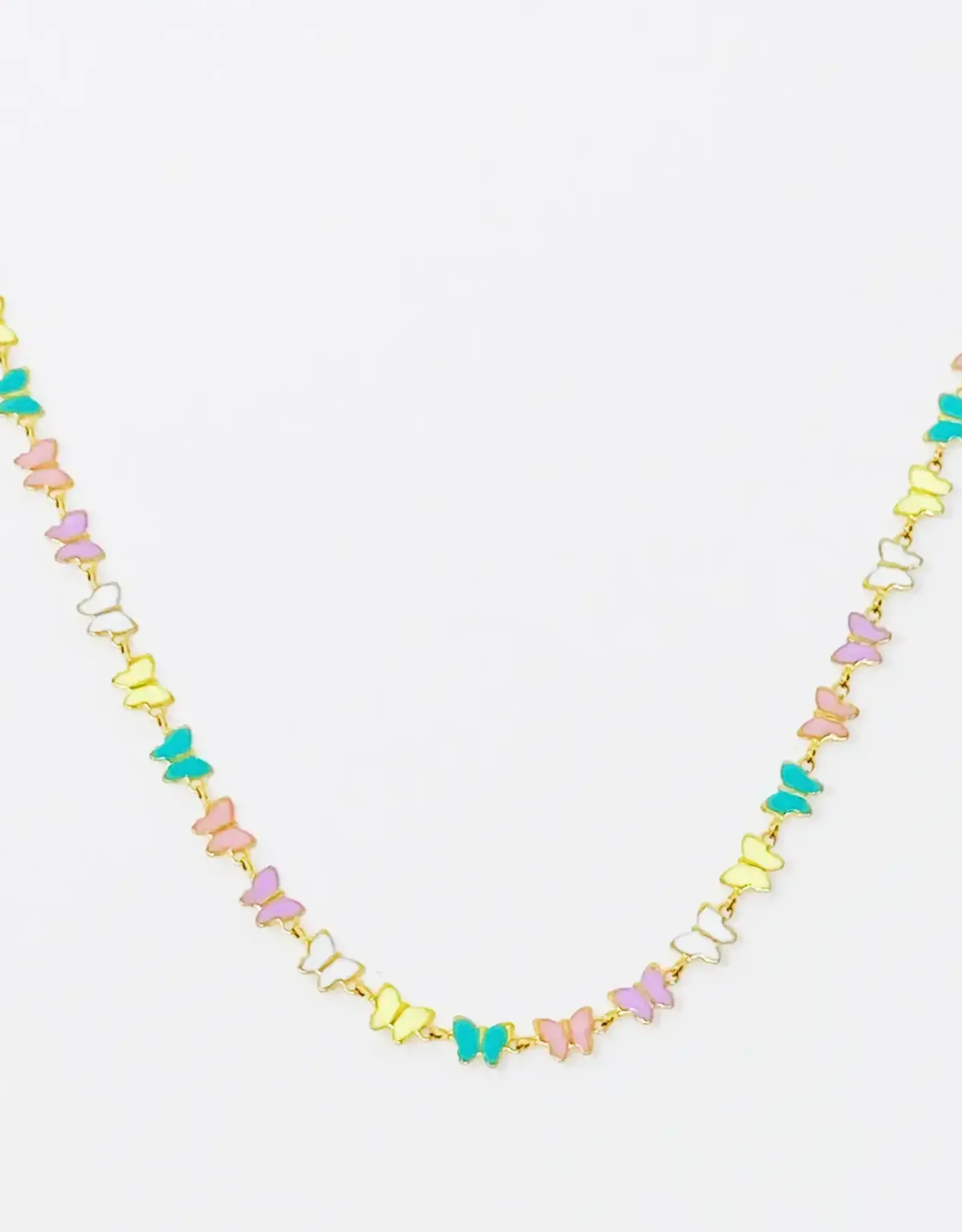 Linked Butterfly Necklace