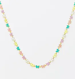 Linked Butterfly Necklace