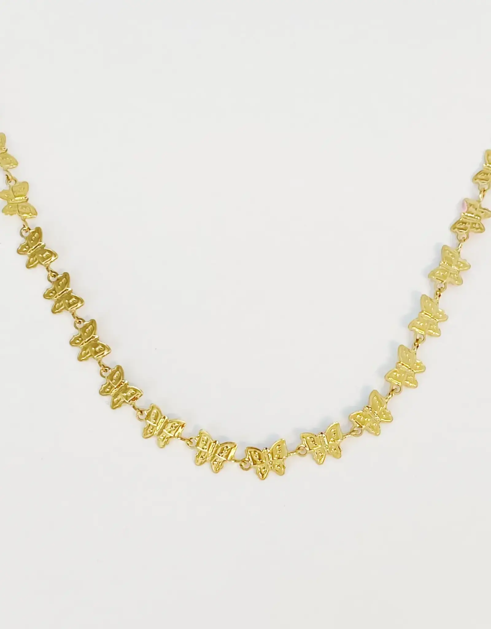Linked Butterfly Necklace