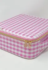 Cosmetic Case Bag in Pink Gingham