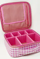 Cosmetic Case Bag in Pink Gingham