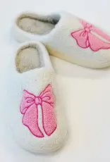 Pink Bow Slipper