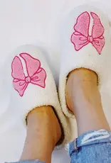 Pink Bow Slipper