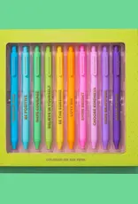 Taylor Elliott Designs Gel Pen Set - Motivational - Asst Colors - 10 Piece Set