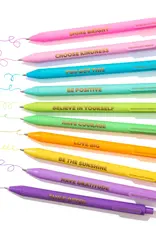 Taylor Elliott Designs Gel Pen Set - Motivational - Asst Colors - 10 Piece Set