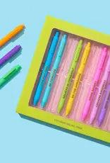 Taylor Elliott Designs Gel Pen Set - Motivational - Asst Colors - 10 Piece Set