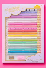 Taylor Elliott Designs Pencil Set - Motivational - Asst Colors - 22 Pc Set