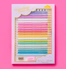 Taylor Elliott Designs Pencil Set - Motivational - Asst Colors - 22 Pc Set