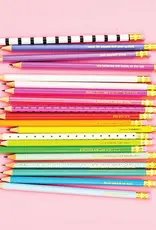 Taylor Elliott Designs Pencil Set - Motivational - Asst Colors - 22 Pc Set