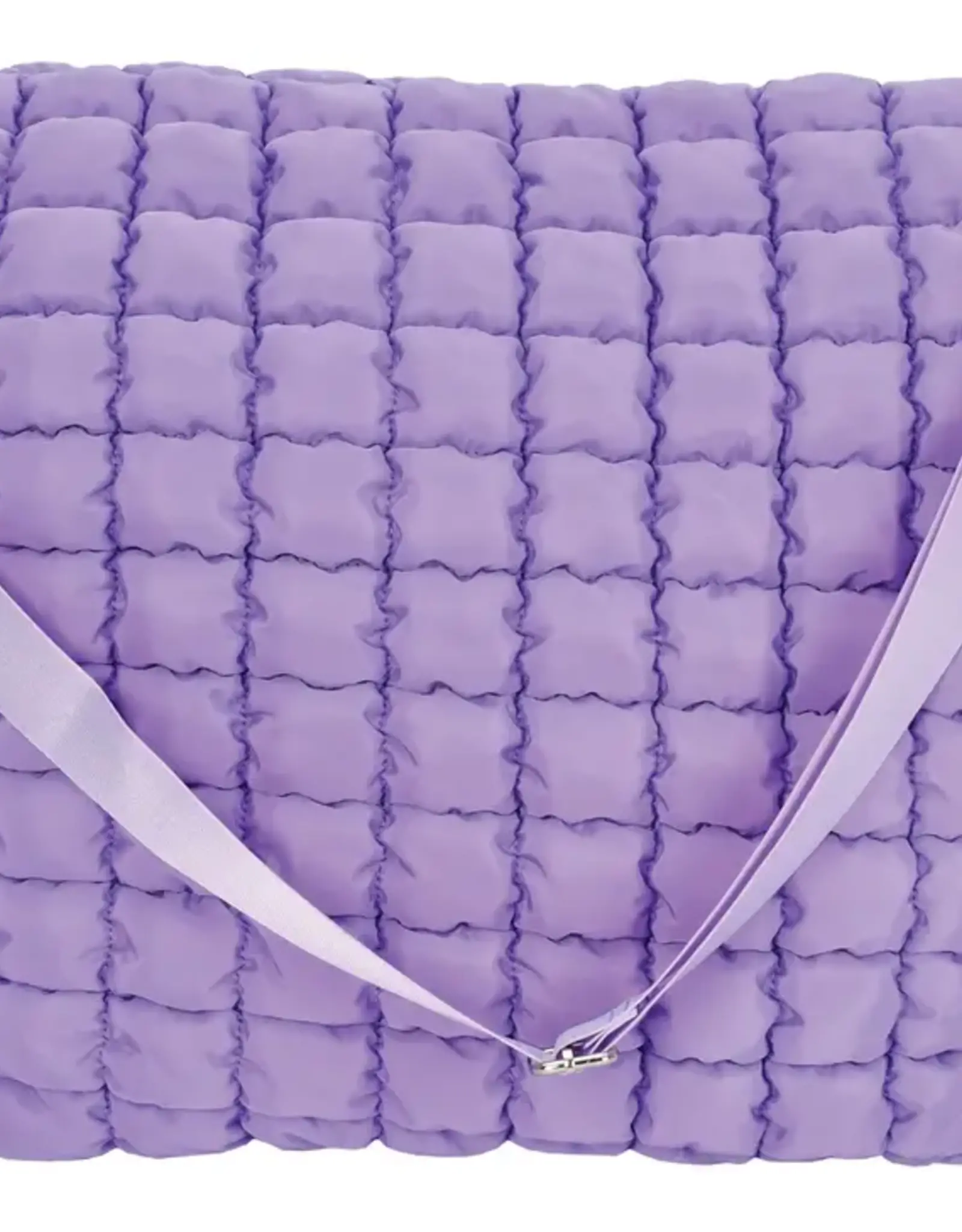 Iscream Vivid Violet Puffy Weekender Bag