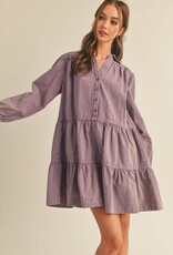 Jessie Dress in Dark Lavender