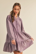 Jessie Dress in Dark Lavender