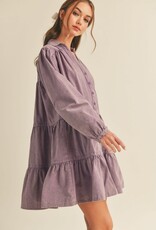 Jessie Dress in Dark Lavender