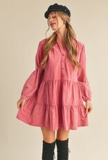 Jessie Dress in Magenta
