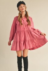 Jessie Dress in Magenta