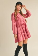 Jessie Dress in Magenta
