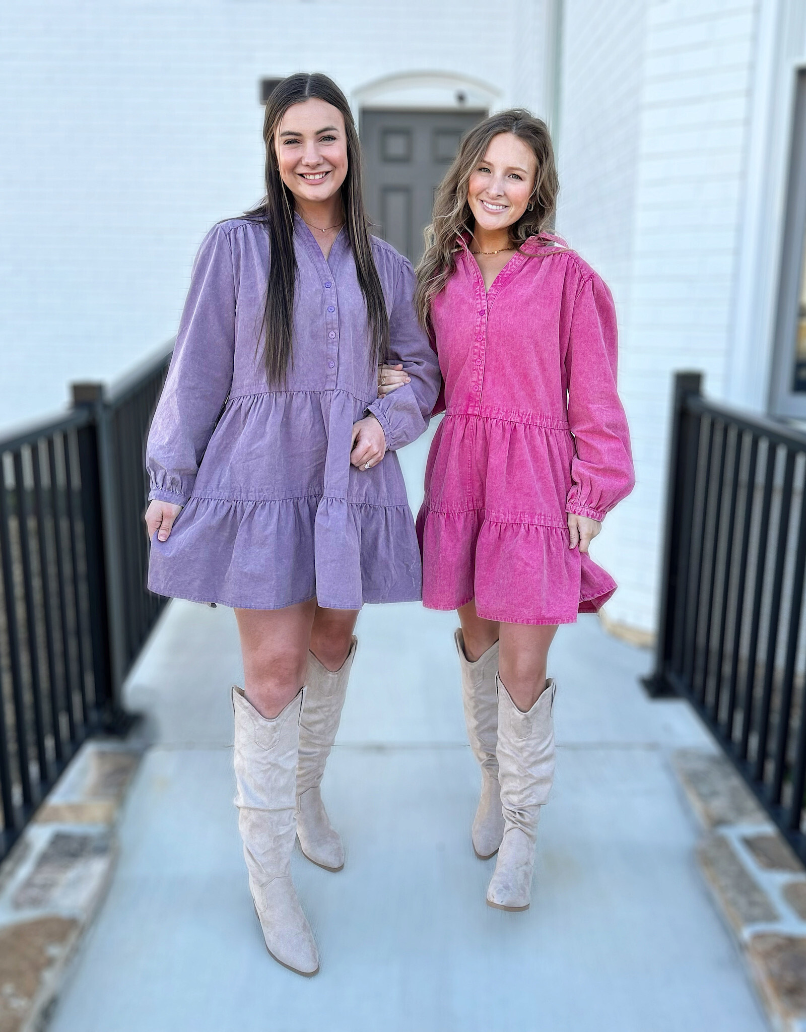 Jessie Dress in Dark Lavender