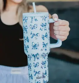 Katydid Chinoiserie Coquette Bows 38 oz Tumbler