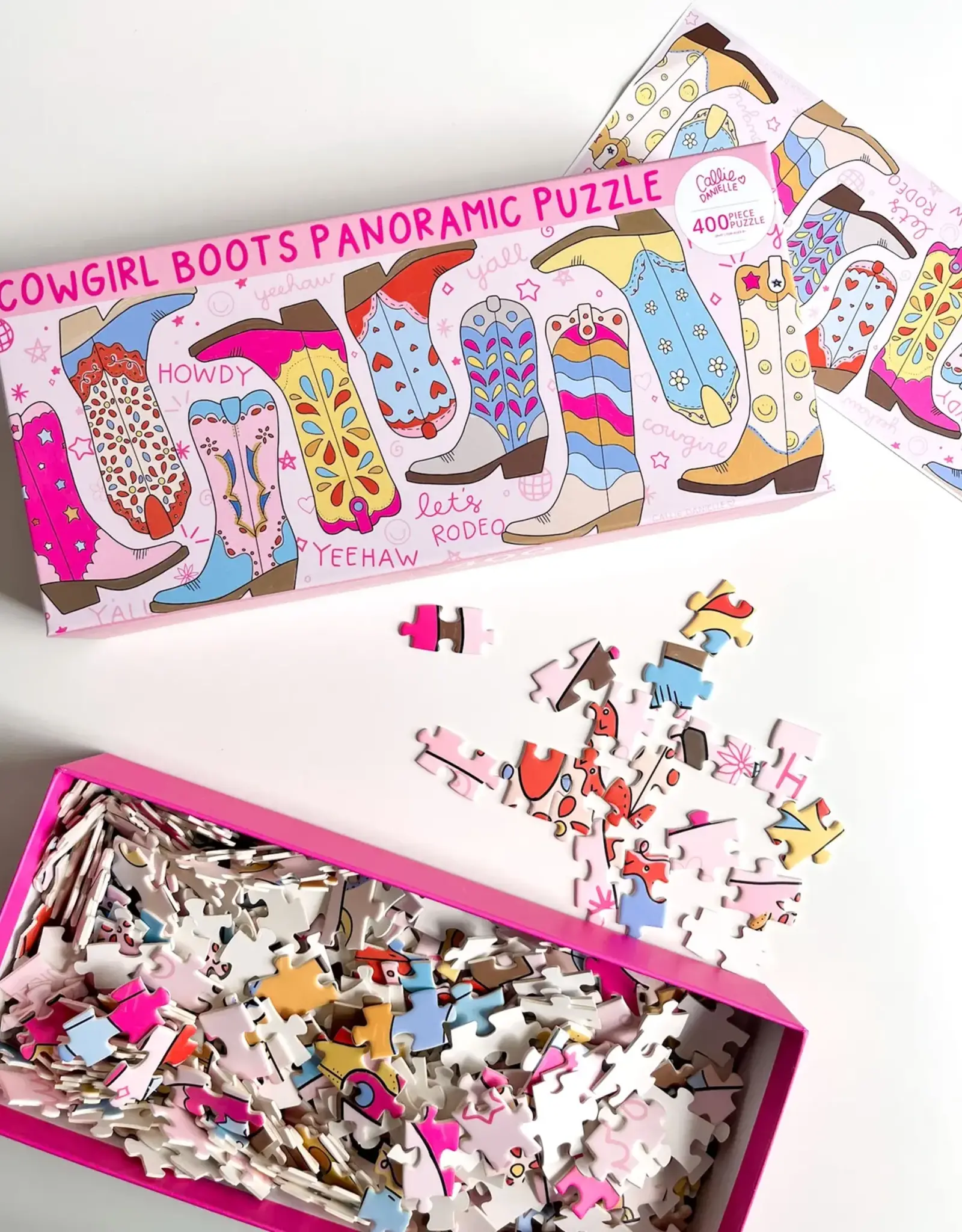 Callie Danielle Western Cowgirl Boots Jigsaw Puzzle