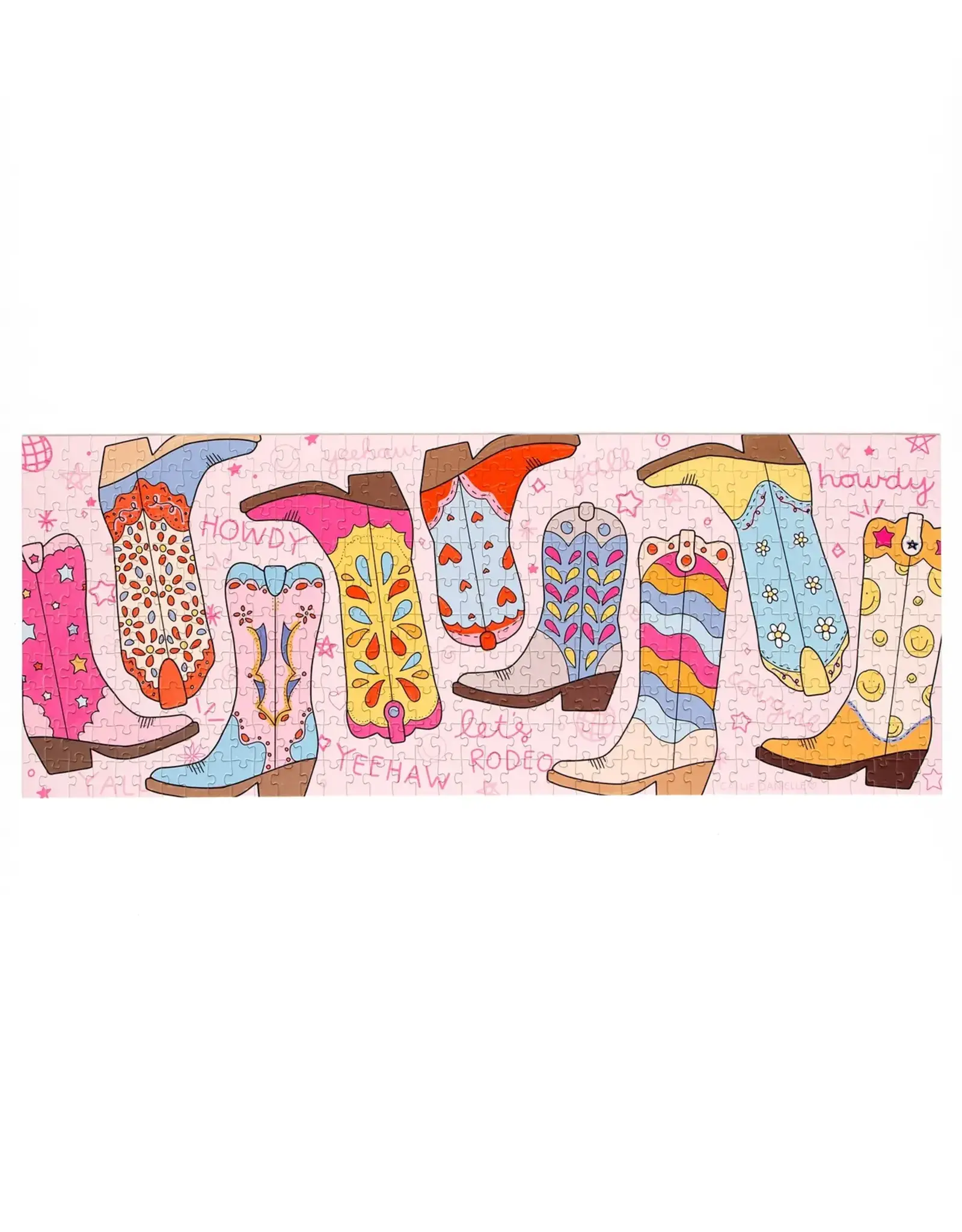 Callie Danielle Western Cowgirl Boots Jigsaw Puzzle