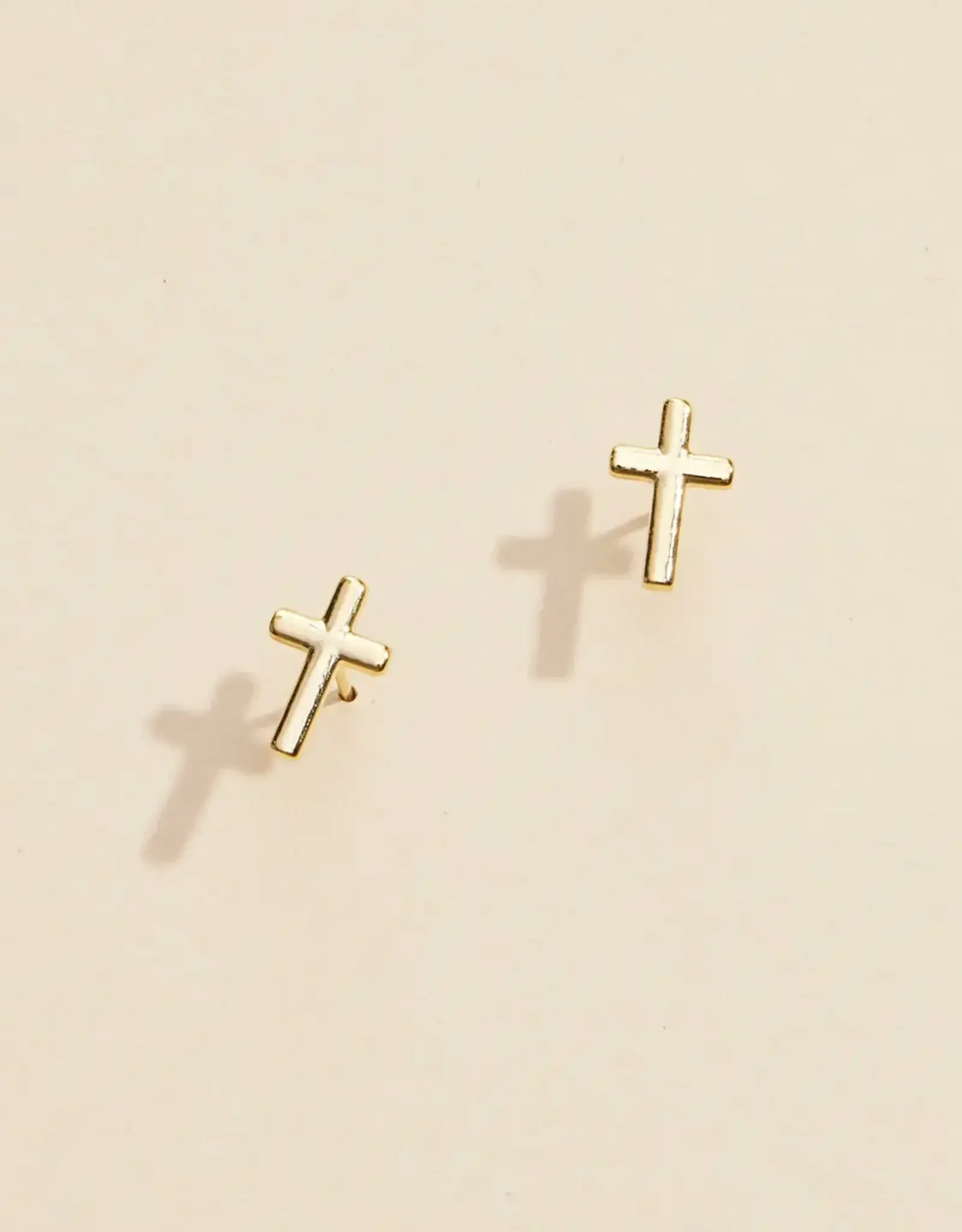 Cross Stud Earring