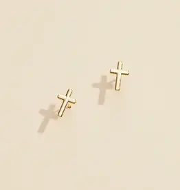 Cross Stud Earring