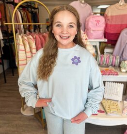 Doing My Best Cloud Blue Crewneck
