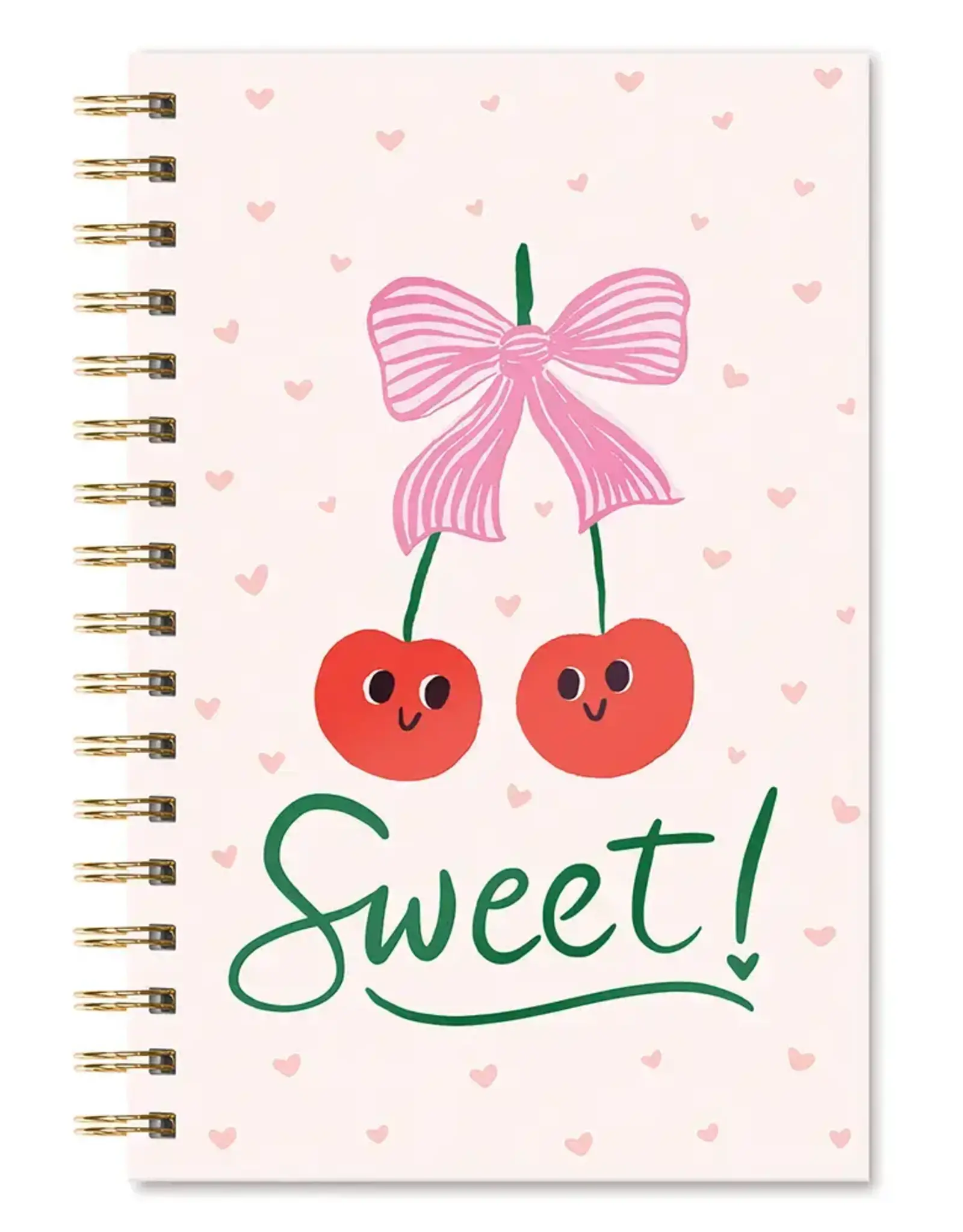 Studio Oh! Sweetest Cherry Spiral Notebook