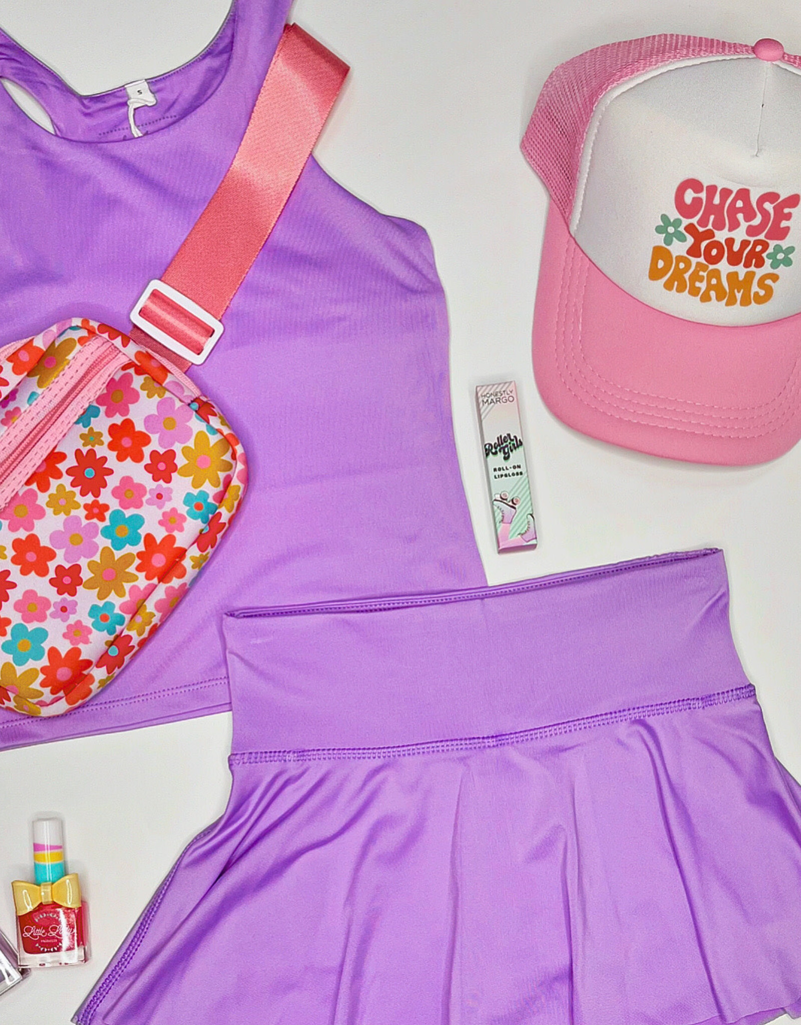 Honesty Racerback Tank in Lavender