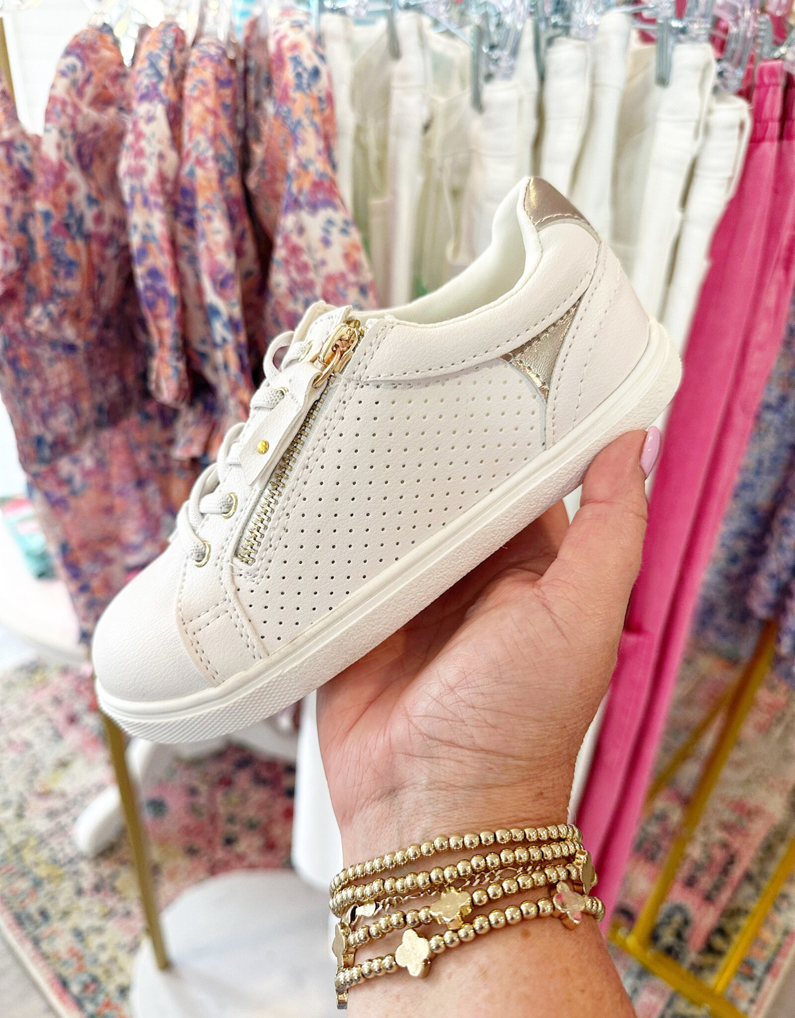 Mia Kids Jilie Sneaker in White