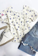 Hayden Logan Top in Lavender Floral