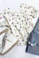 Hayden Logan Top in Lavender Floral