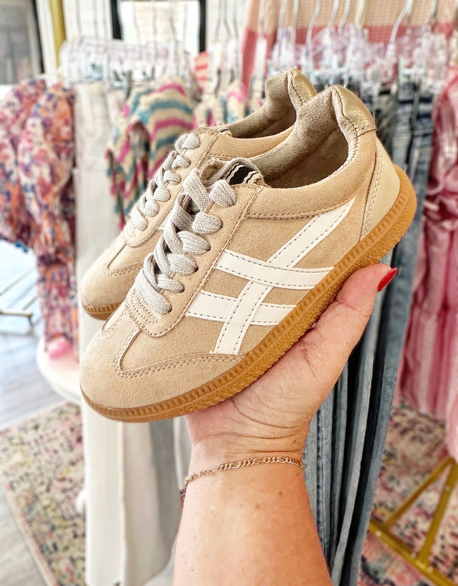 Shu Shop Sasha Sneaker in Nude