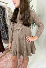 Heart and Arrow Ella Longsleeve Dress in Brown